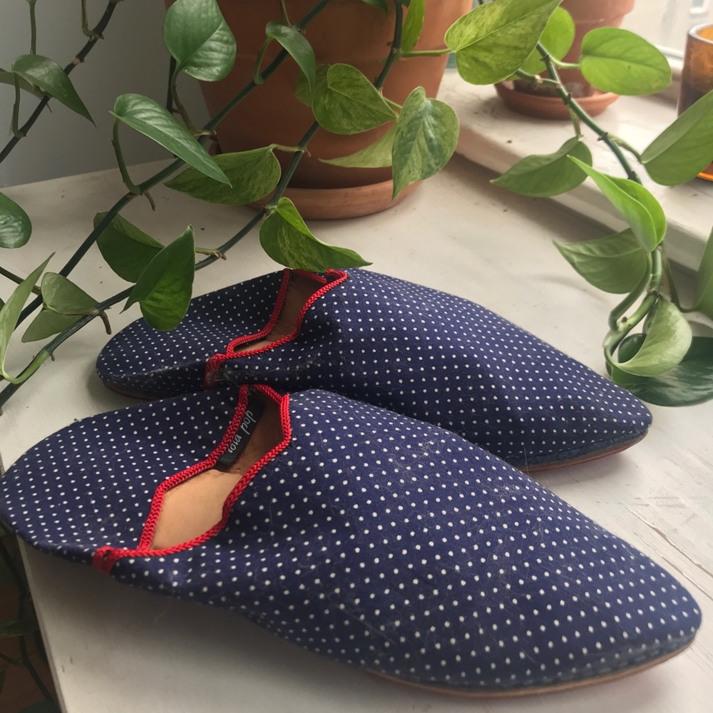 Handmade Moroccan slippers
